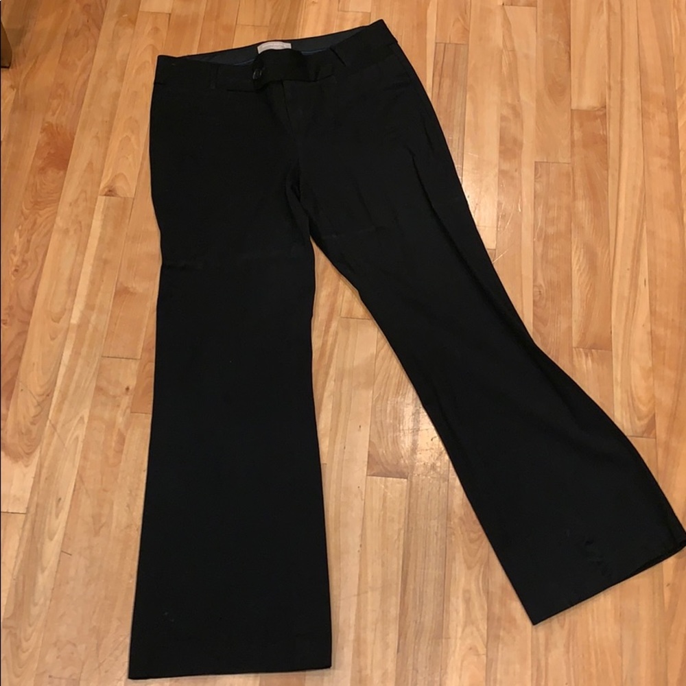 Banana Republic Jackson Stretch Black Dress Pant 8
